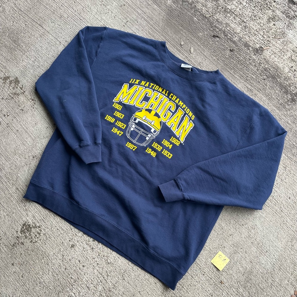 1997 National Championships Michigan Wolverines Crewneck